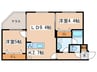 S-RESIDENCE北円山alesia 2LDKの間取り
