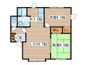 第３ライラックの間取図
