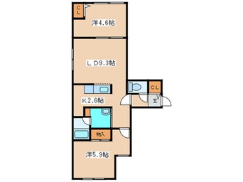 間取図 Ｍａｉｓｏｎ　ｄｅ　Ｋ