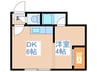 クリエイトマンション 1DKの間取り
