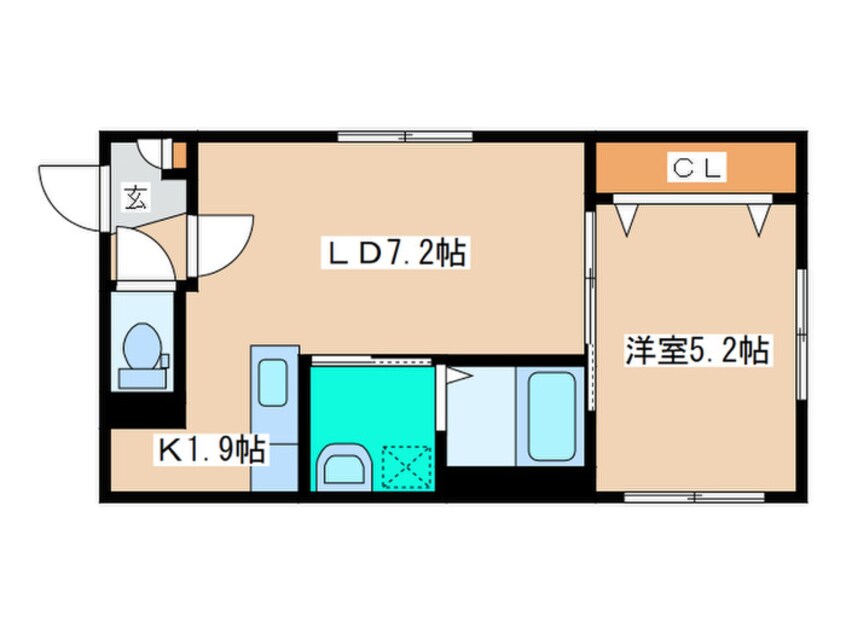 間取図 ディライト南郷