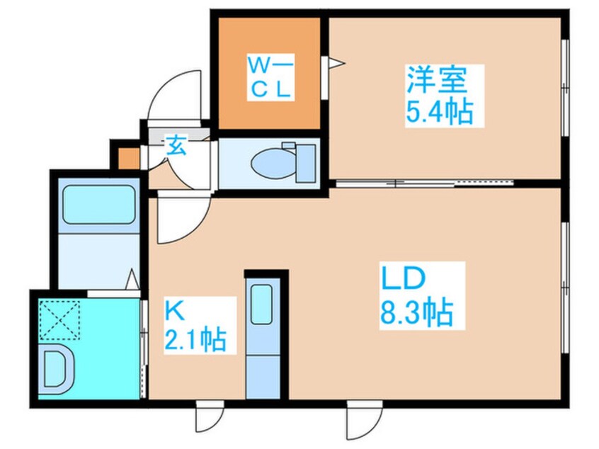 間取図 ディライト南郷