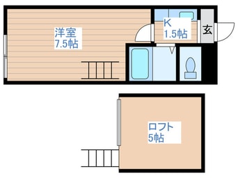 間取図 トレジャー平岸