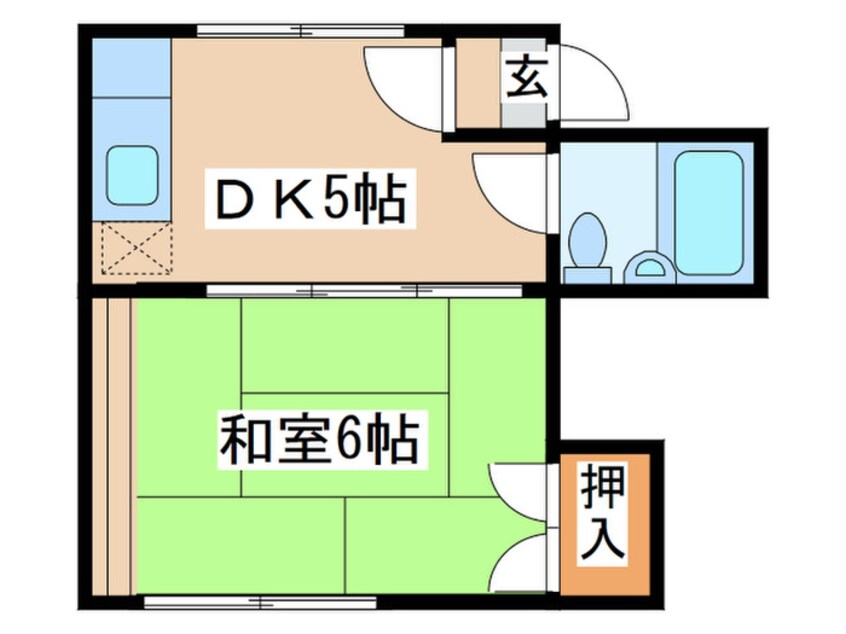 間取図 紺谷ハイツ