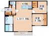 Crossbell524 2LDKの間取り