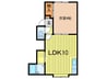 シティコート８９ 1LDKの間取り