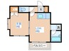 グランドール平岸５１２ 1LDKの間取り