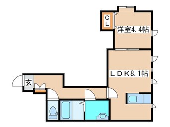 間取図 MAHALO　OHASHI　GAKUENMAE