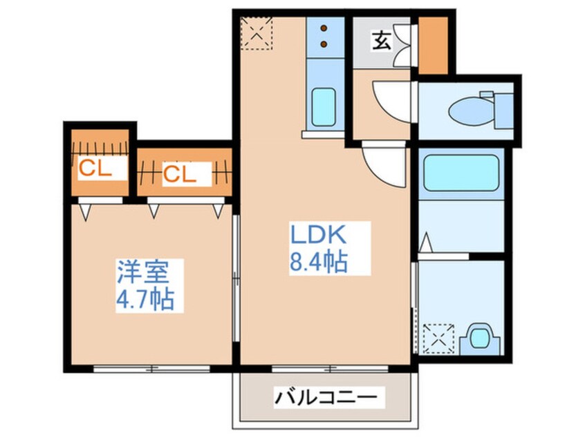 間取図 アヴェンタ平岸