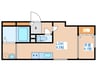 Riches本郷通 1LDKの間取り