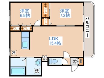 間取図 モンテロ－ザ