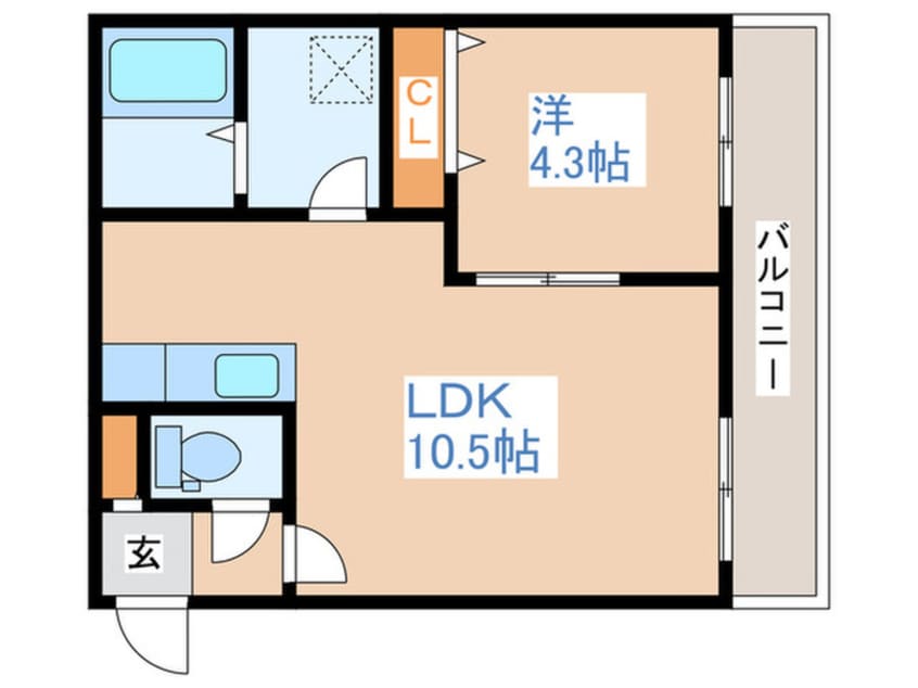 間取図 プリヴィエール旭町