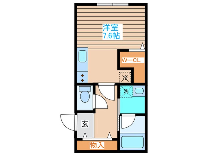 間取図 カレラ豊平2nd