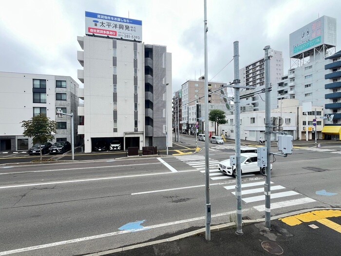 室内からの展望 カレラ豊平2nd