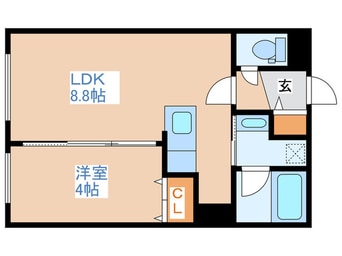 間取図 precious NAKANOSHIMA