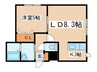 ＢＡＣＨＩＫＯＩ　ｖｅｒ．１ 1LDKの間取り