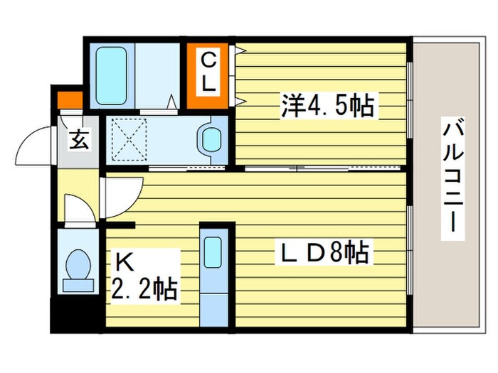 間取り図 マリオン桑園