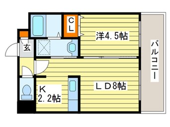 間取図 マリオン桑園