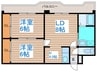 ドエル花菱 2LDKの間取り