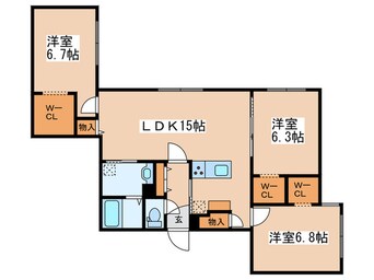 間取図 レブニーズ ザ･レジデンス宮の森