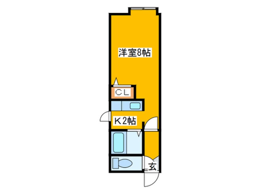 間取図 クリエイト旭町Ａ