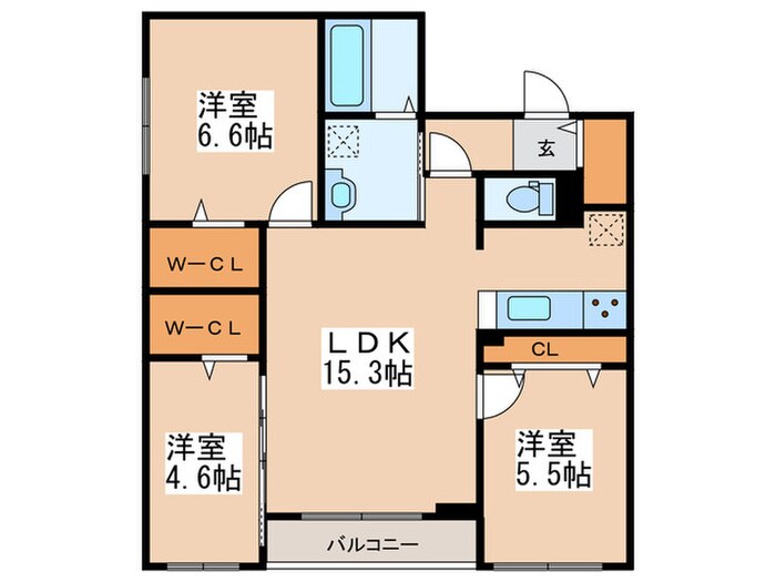 間取り図 Augusta伏見
