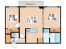 Augusta伏見 2LDKの間取り