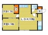 １４１コ－ポ 2LDKの間取り