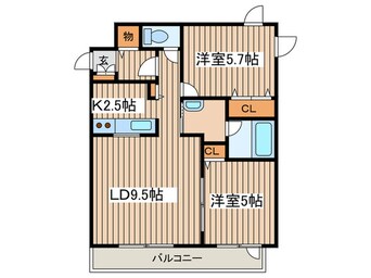 間取図 ヴァンベ－ル