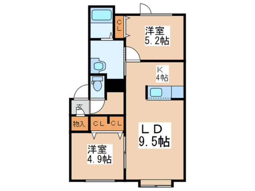 間取図 元町グランビレッジＣ