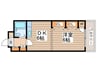 ステージ13 1DKの間取り