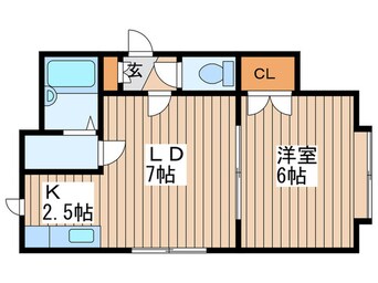 間取図 フォレスト南月寒