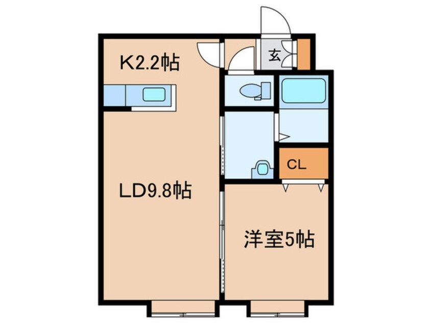 間取図 レユシール七番館