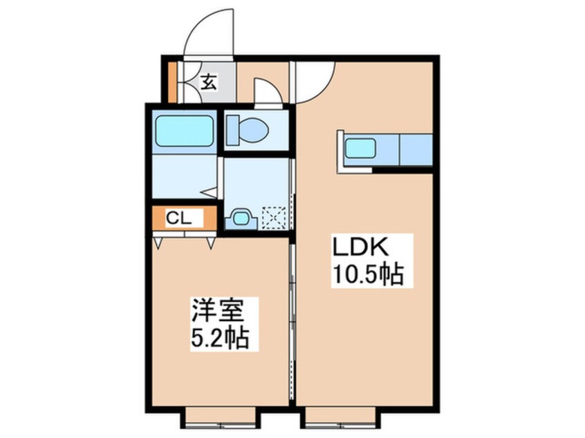 間取図 レユシール七番館