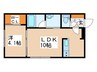 TIME ROCKET146 1LDKの間取り
