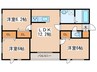 L・A大通 3LDKの間取り