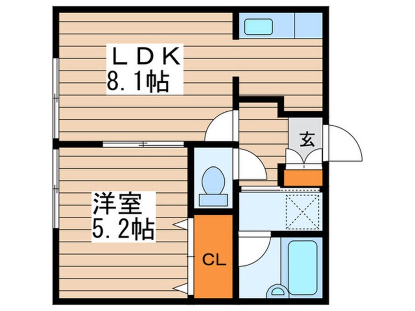 間取図 ハウス西岡