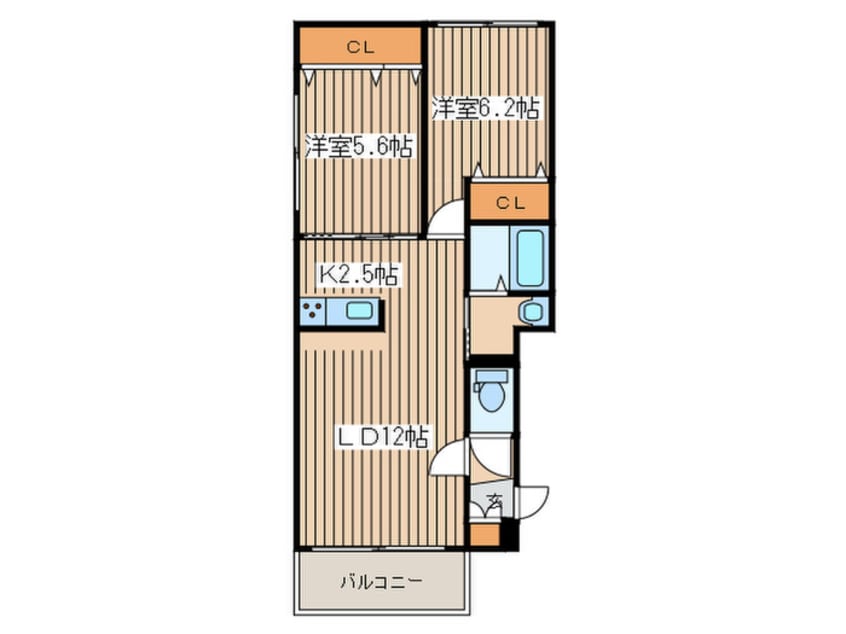 間取図 i Cera 北３２条