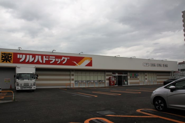 ツルハドラッグ(ドラッグストア)まで90m ハイム石蘭