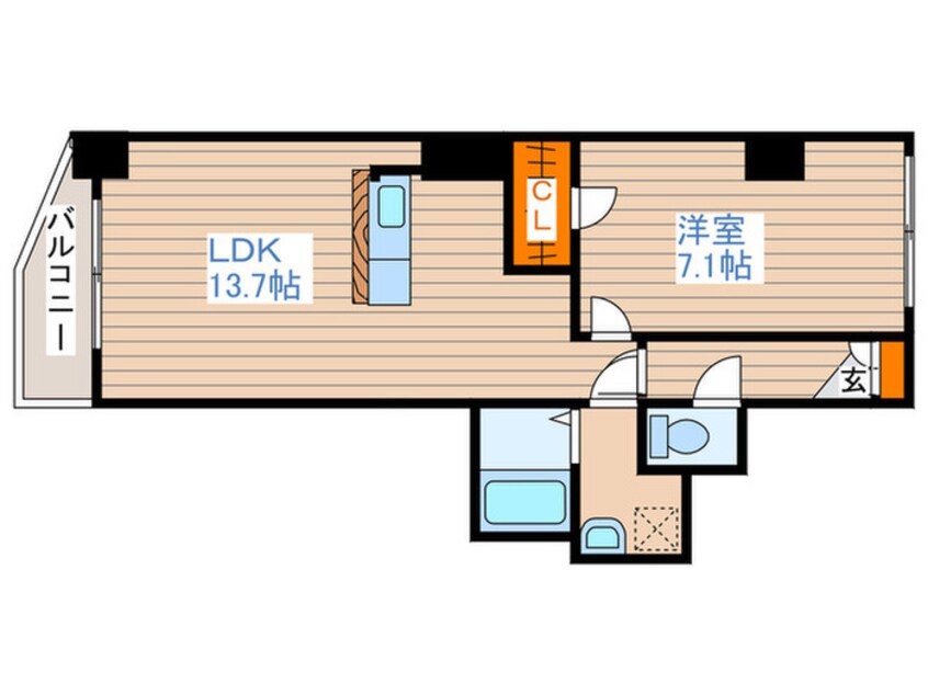 間取図 ＣＡＳＡ・ＶＩＬＬＡＧＥ