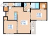 VILLA　MT.HIRAGISHI 2LDKの間取り