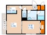 VILLA　MT.HIRAGISHI 1LDKの間取り