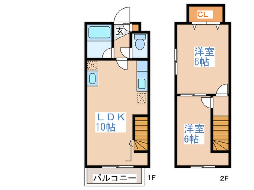 間取図 パルコ－ト澄川