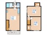 パルコ－ト澄川 2LDKの間取り