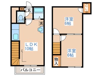 間取図 パルコ－ト澄川