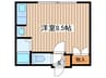 ノ－スニュ－パシフィック 1Rの間取り