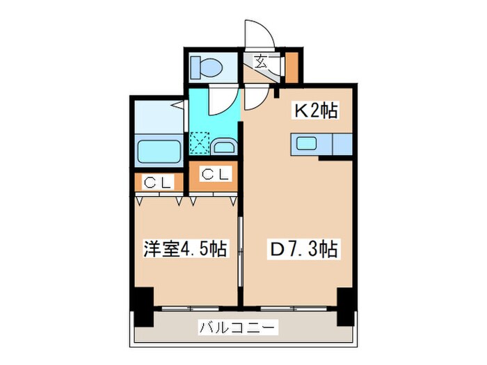 間取り図 アーク菊水43