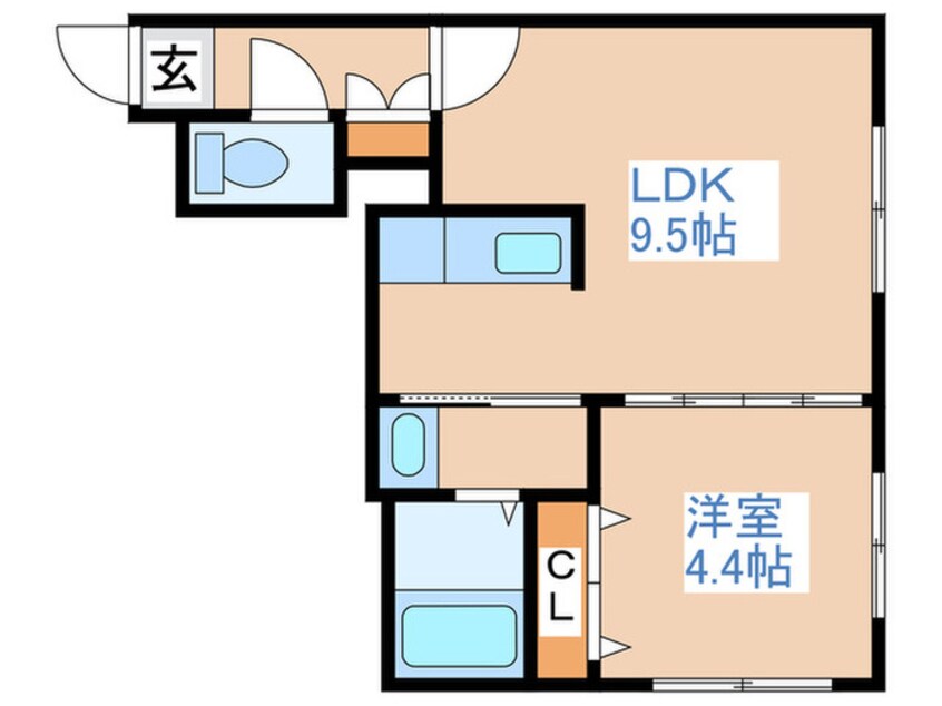 間取図 グランメゾン豊平