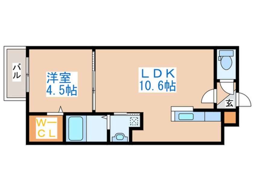間取図 セブンスコート琴似
