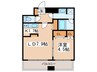 レガ－ロ美術館通 1LDKの間取り
